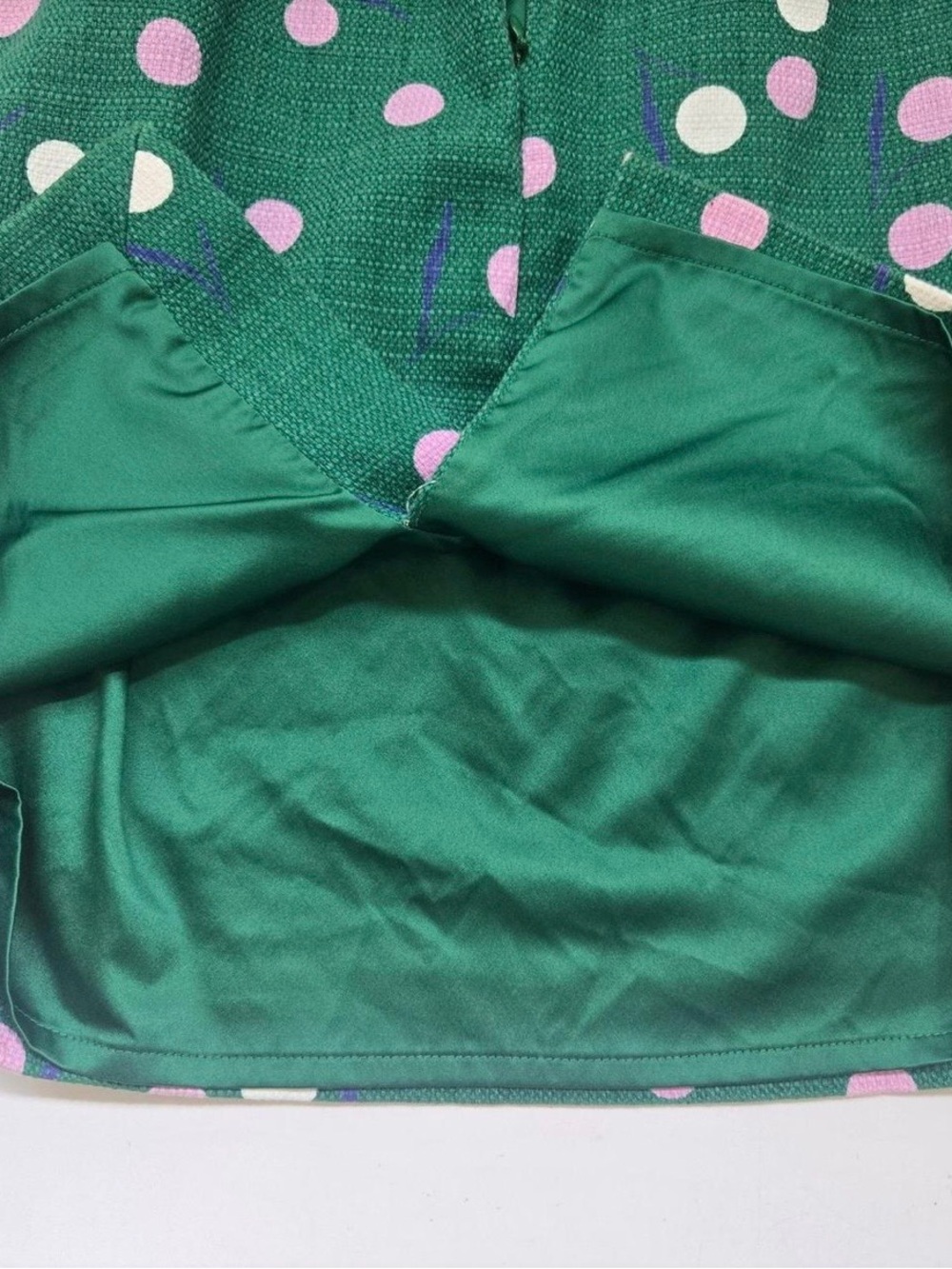 New BODEN Martha Shift Dress in Sap Green Dandelion - Picture 8 of 11